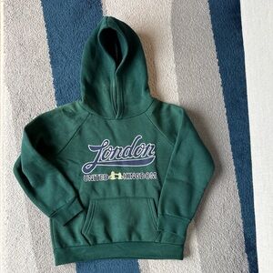 Green Kids Hoodie with London Print